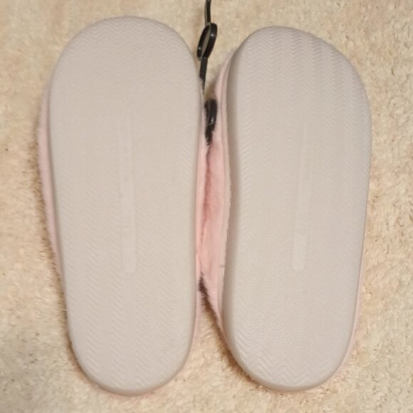 NWT ~ Snoopy (L/XL) Sherpa Fleece Lined Plush Scuff Slippers - Picture 4 of 6